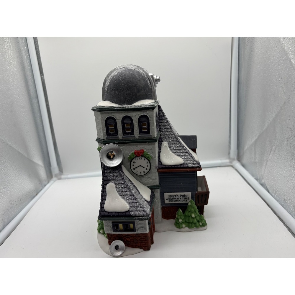 Dept 56 North Pole Village Weather and Time Observatory 56385 Boxed Retired - Picture 7 of 12